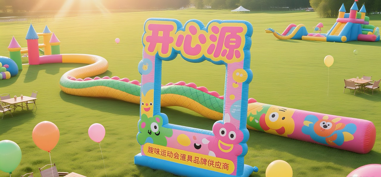 开心源-充气城堡趣味运动会道具出租
