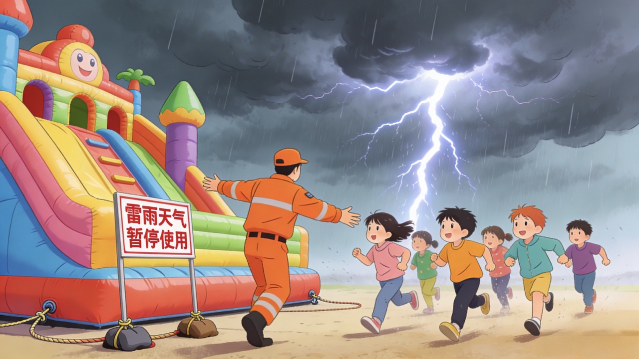 充气城堡风力等级限制说明