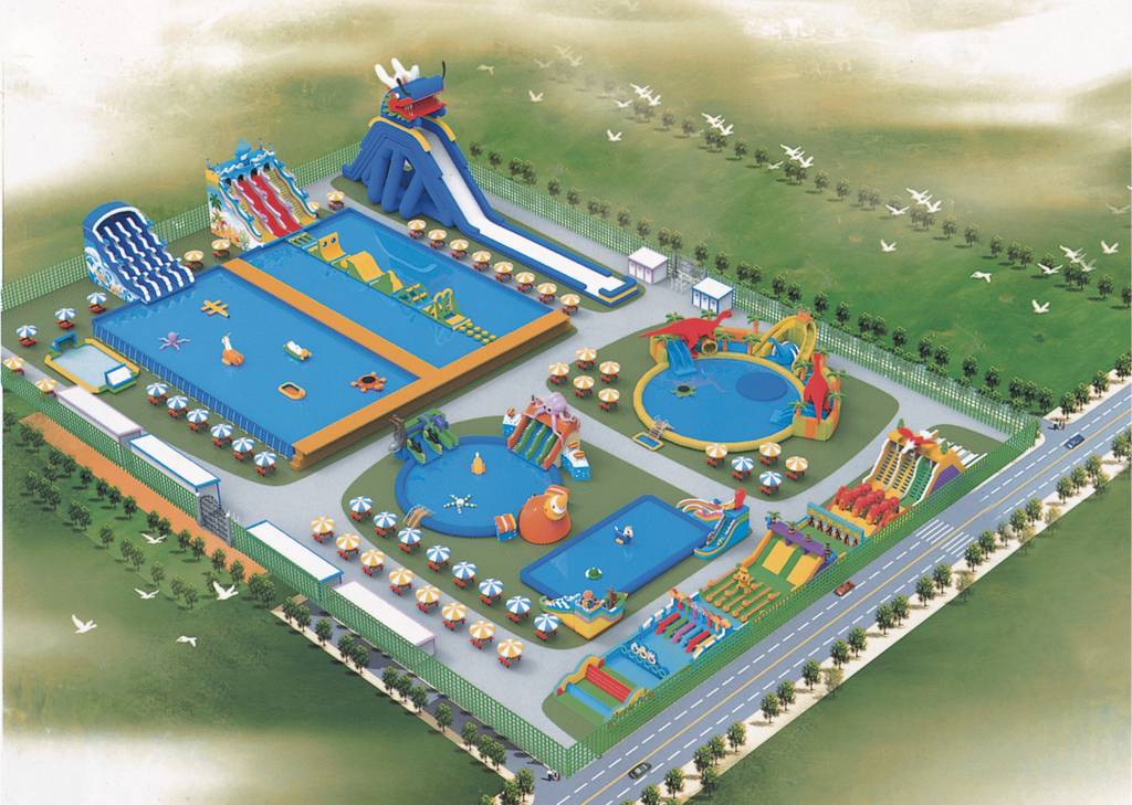 充气水上儿童乐园-趣味运动会道具定制