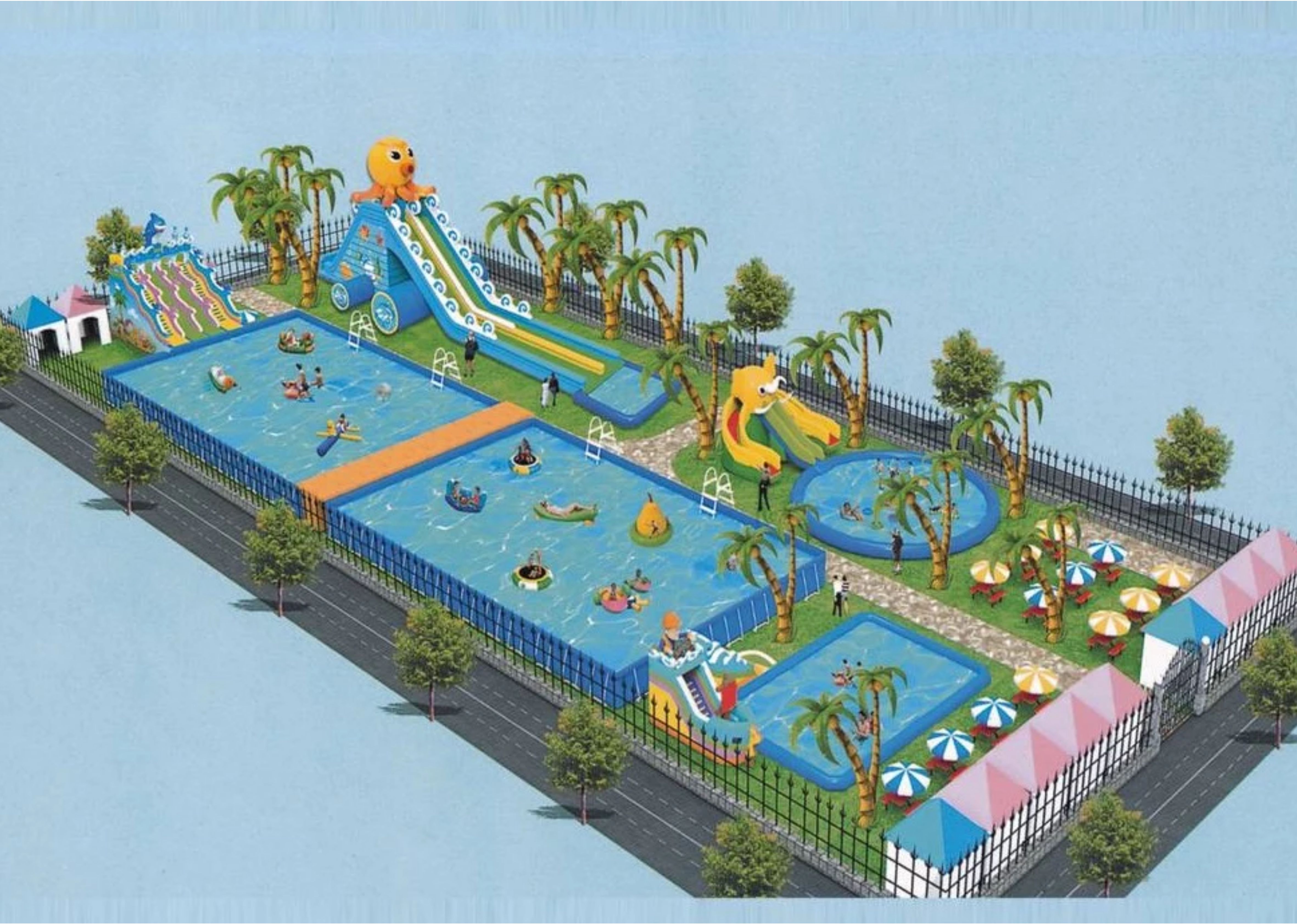 移动水乐园-趣味运动会设备销售