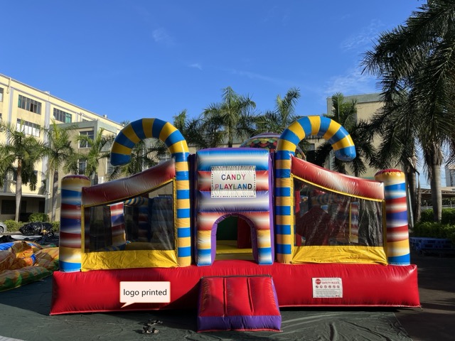 糖果主题充气跳床