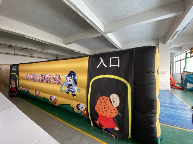 模拟火灾逃生帐篷实拍