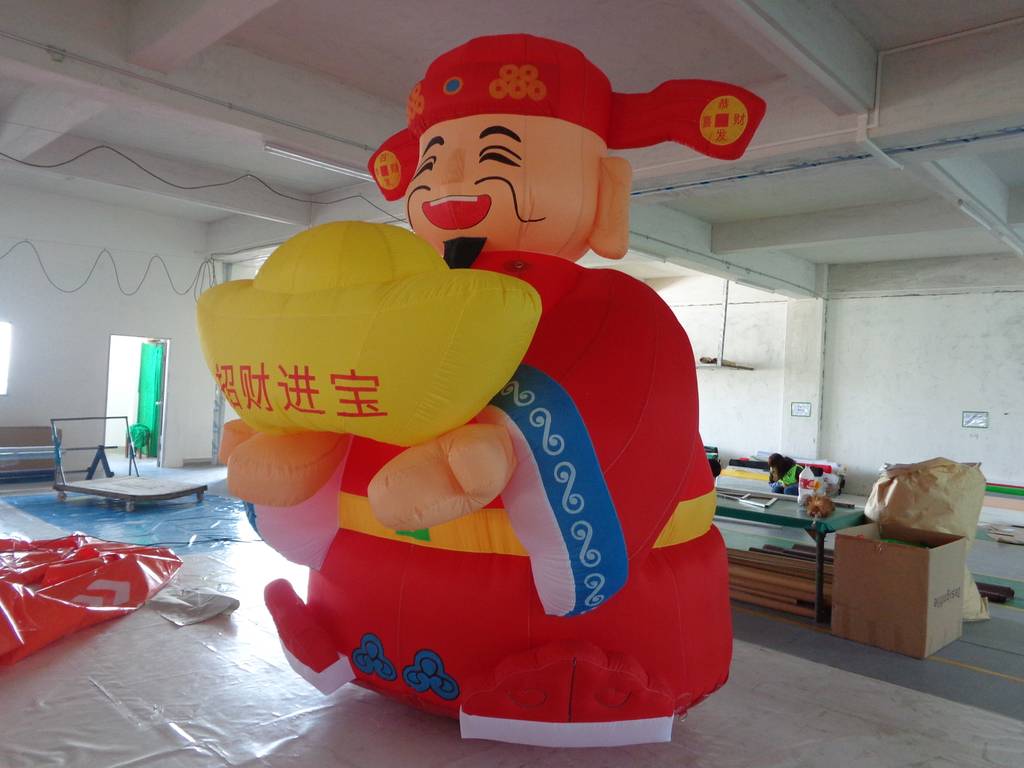 3m充气财神卡通出租出售