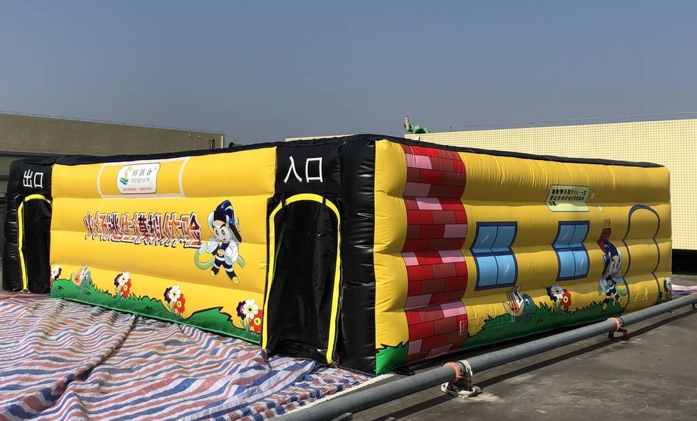 48m²充气模拟火灾逃生体验屋