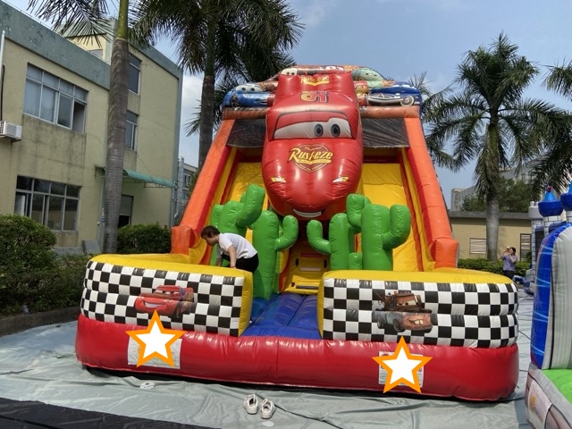 汽车总动员蹦跳滑梯出售