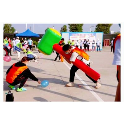 充气趣味运动会道具一锤定音出租出售