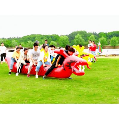 充气游戏陆地龙舟出租出售