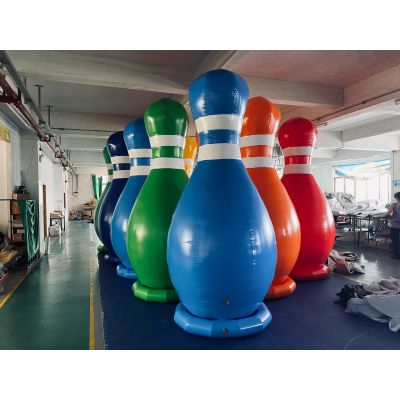 水上充气保龄球出售