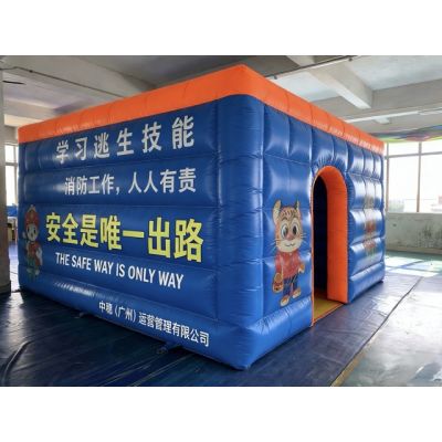 单通道科普版充气消防逃生通道出租