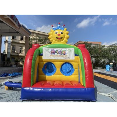 太阳障碍精灵滑梯组合充气趣味游戏道具租售